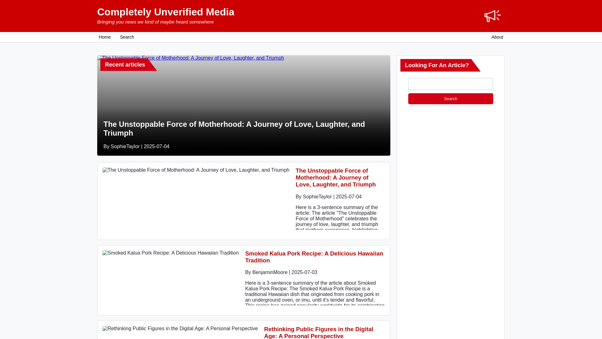 website screenshot of https://completely-unverified-media.pages.dev/