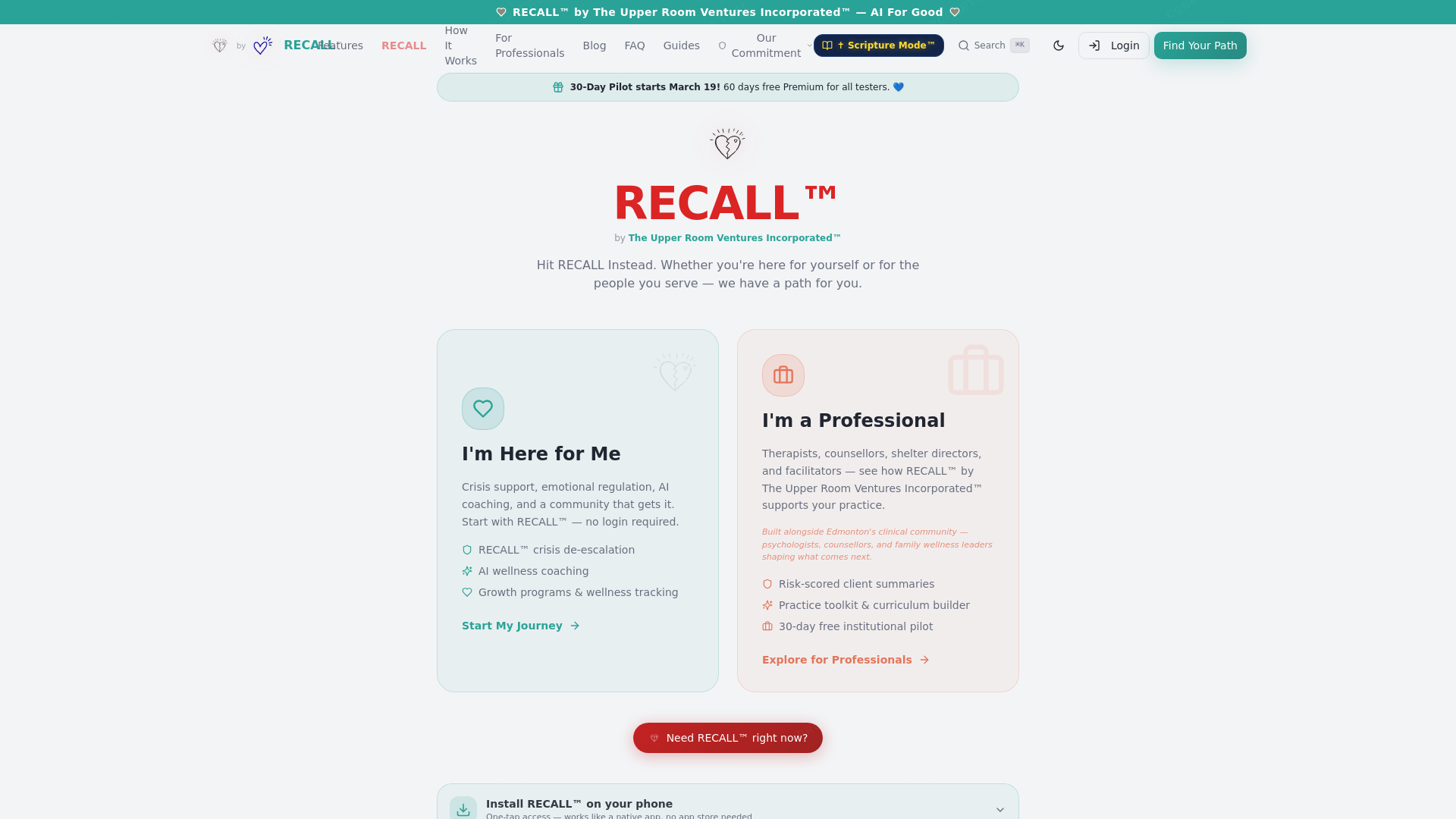 website screenshot of https://faithbrightai.ca/