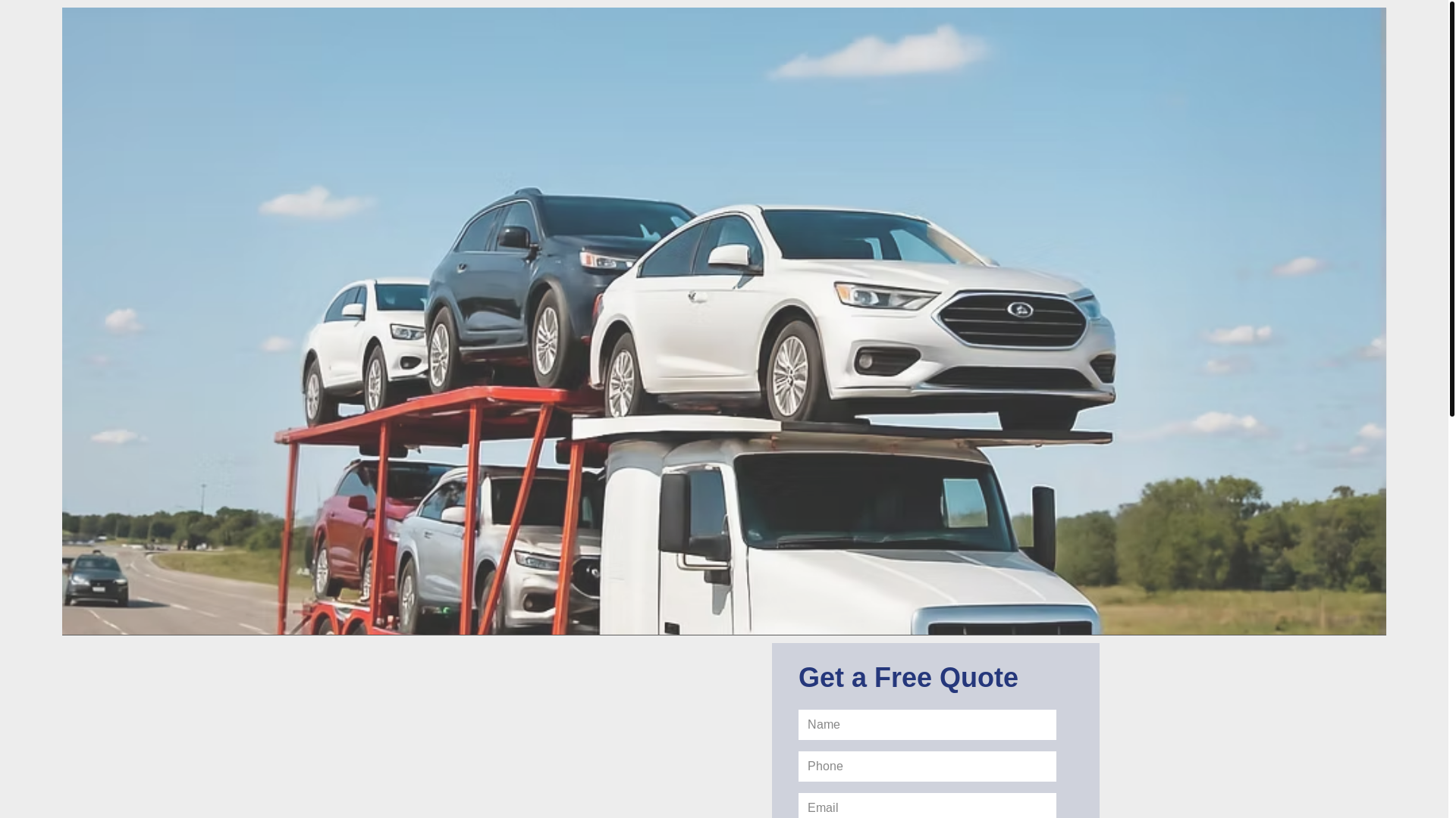 website screenshot of https://dnatrucklogistics.com/