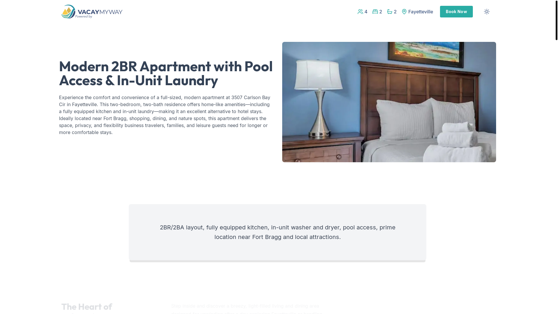 website screenshot of https://fayettevilleaccess.place/