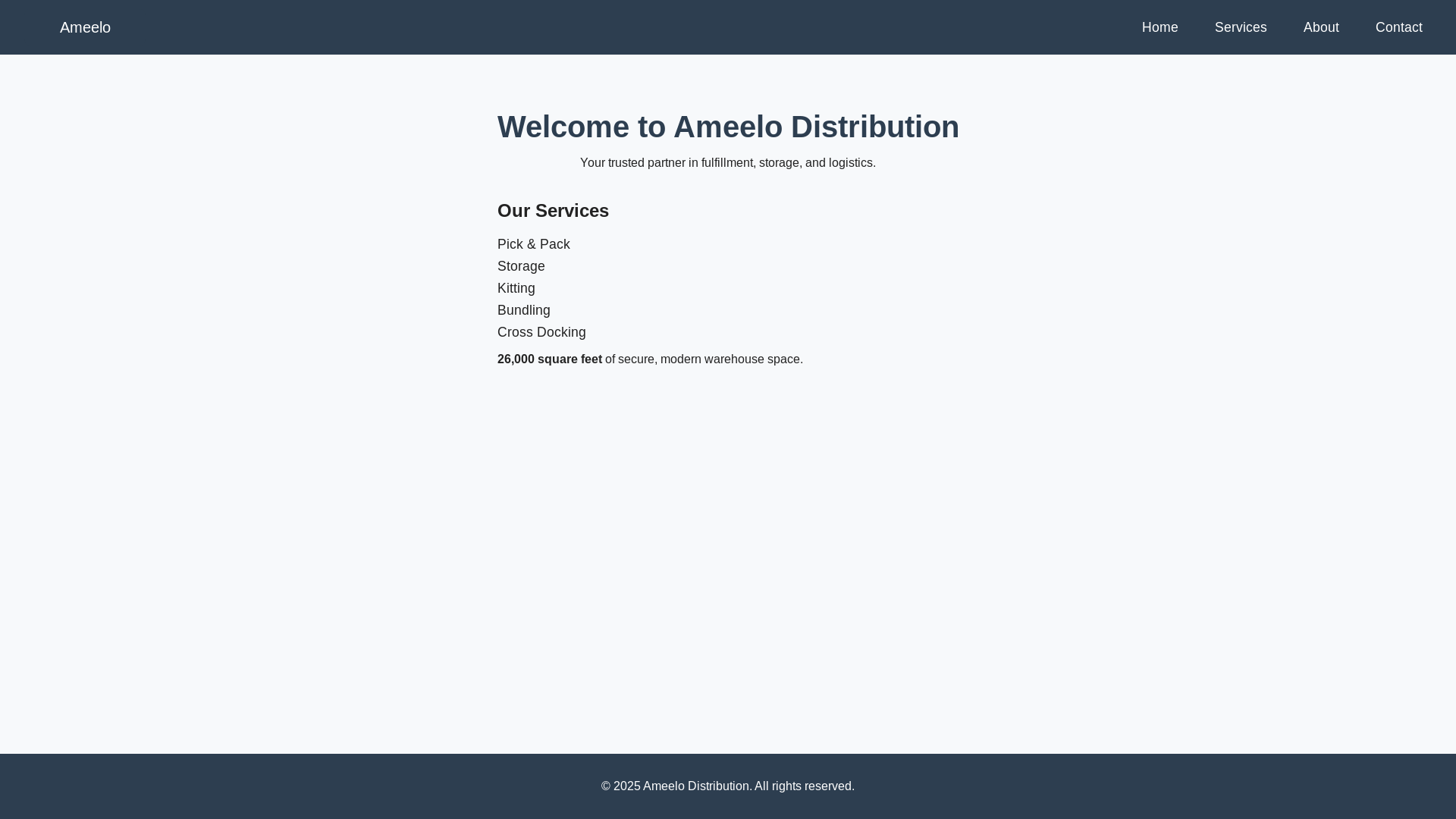 website screenshot of https://ameelo.pages.dev/