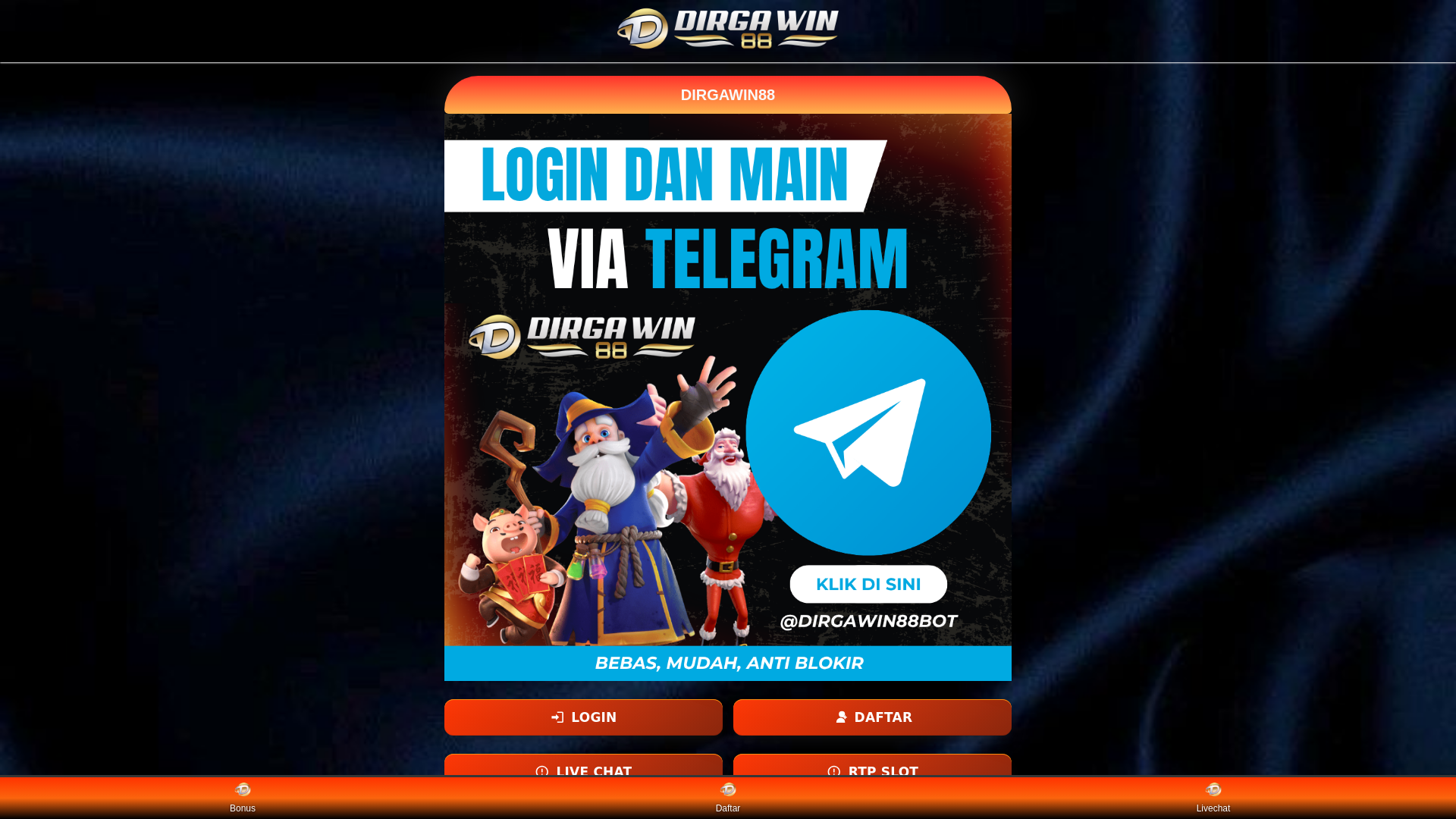 website screenshot of https://ampdirgawin88.pages.dev/