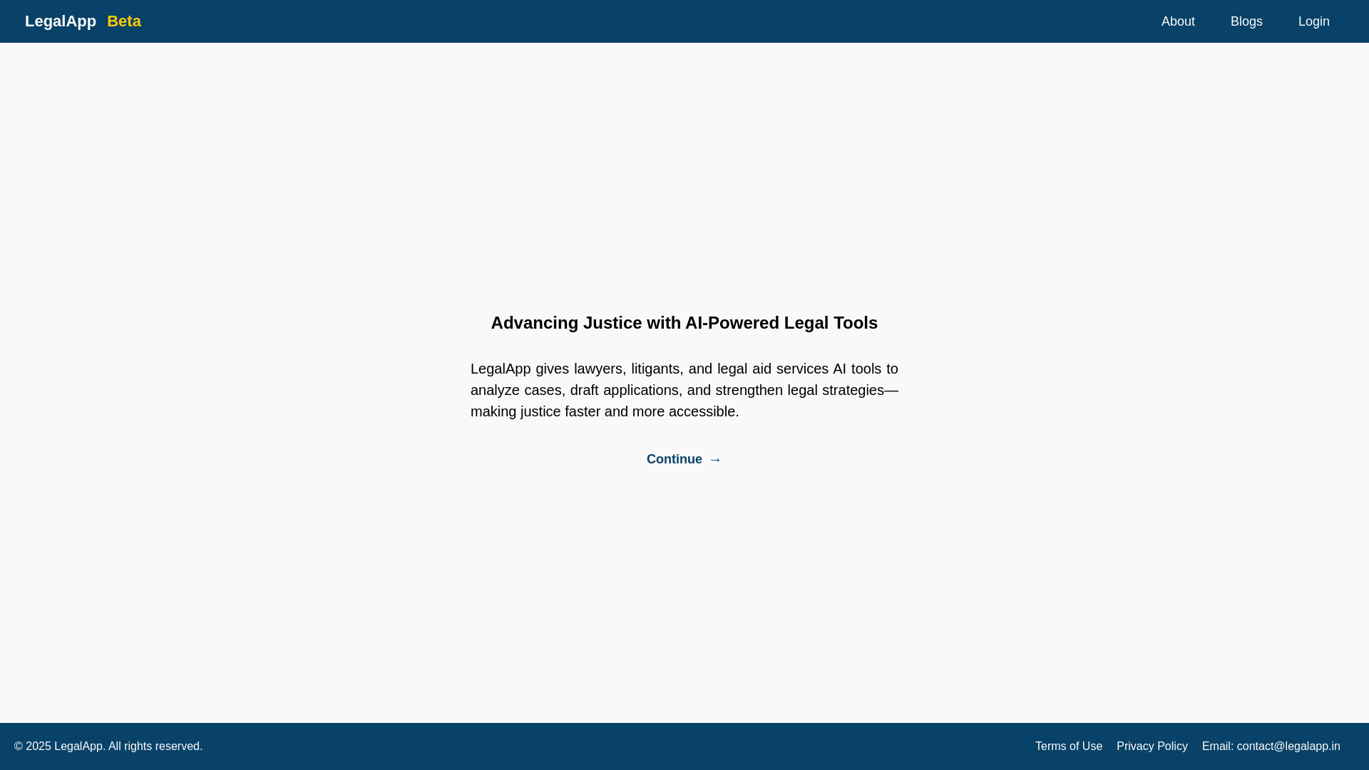 website screenshot of https://legalapp-ui.pages.dev/