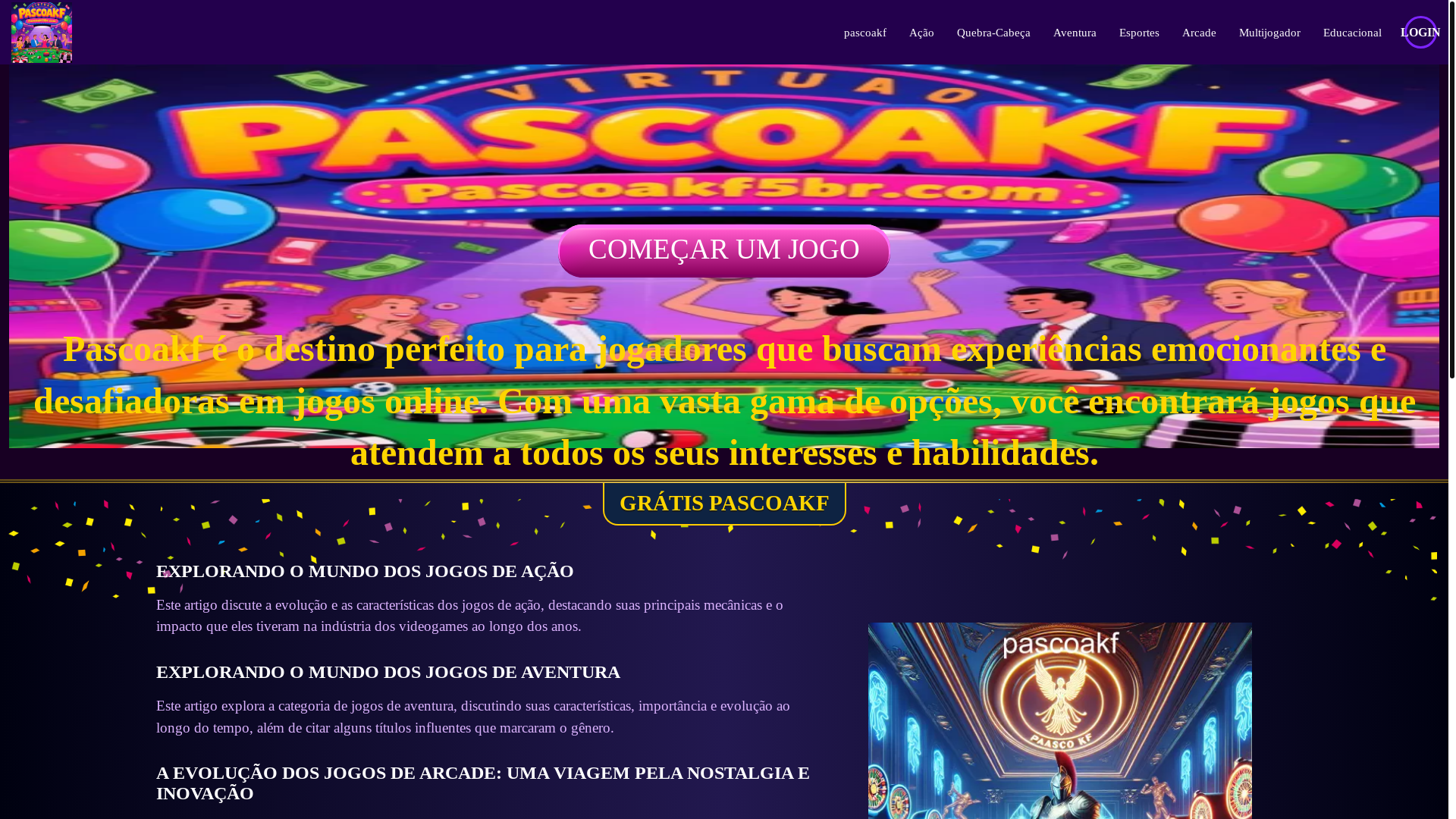 website screenshot of https://pascoakf5br.com/