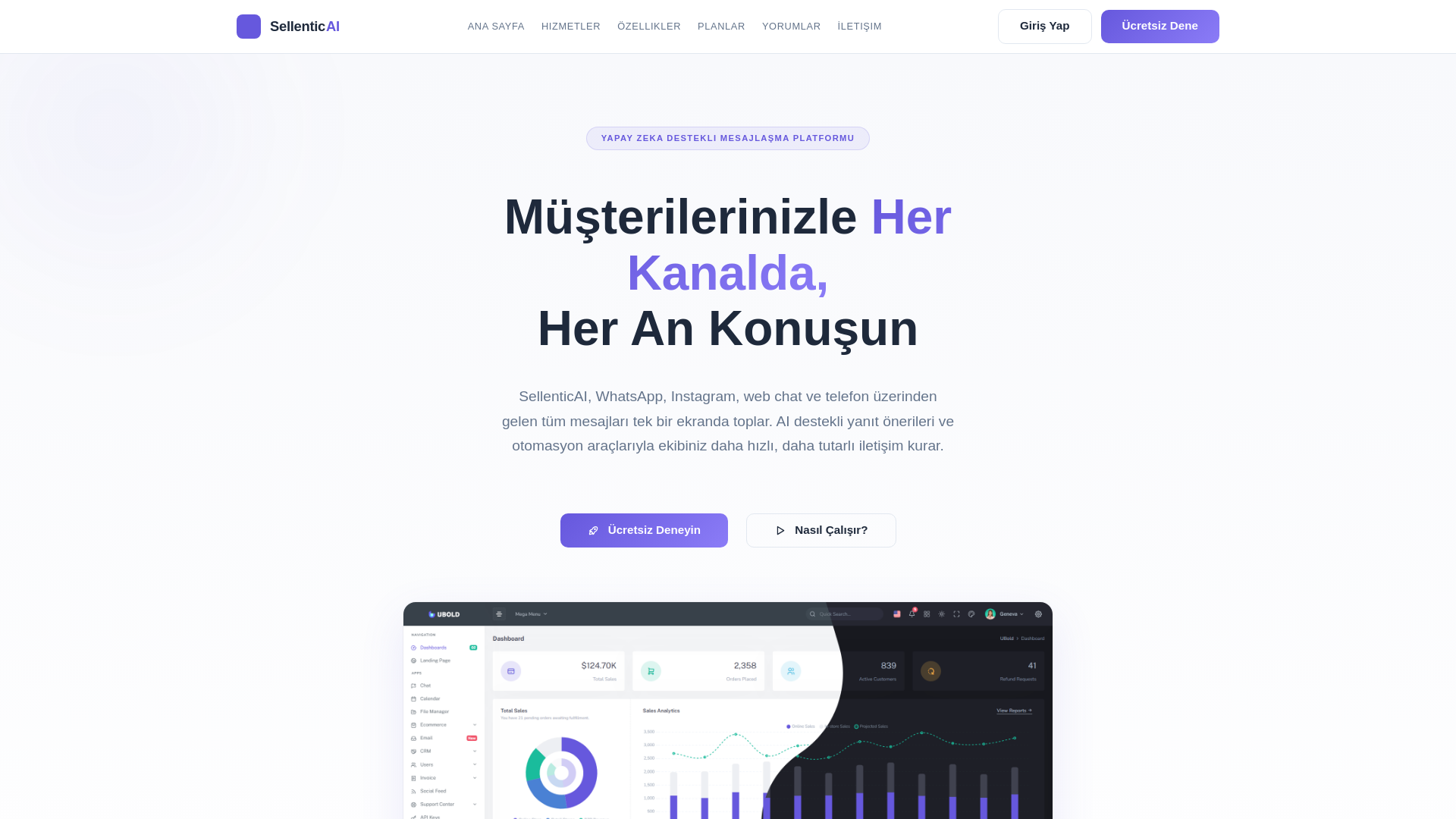 website screenshot of https://sellenticai.com/