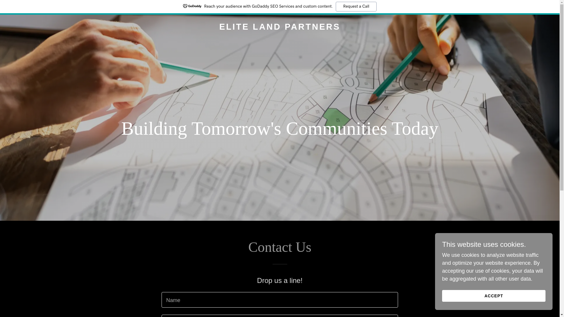 website screenshot of https://elitelandpartners.com/