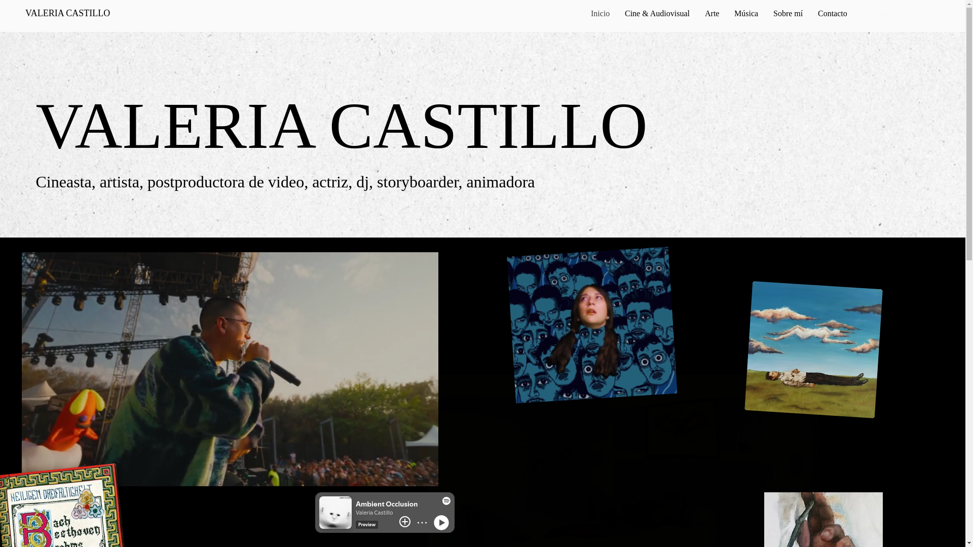 website screenshot of https://valeria-castillo.com/