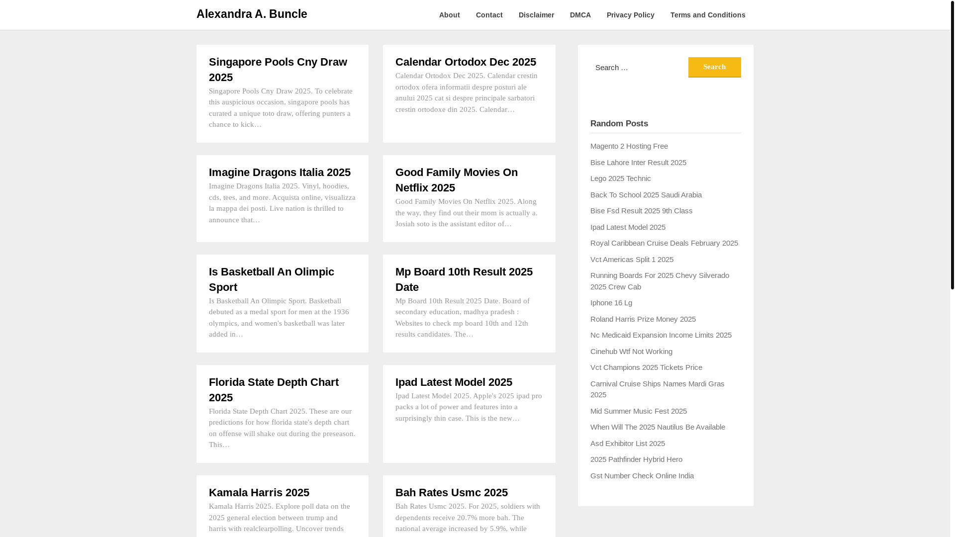 website screenshot of https://alexandraabuncle.pages.dev/