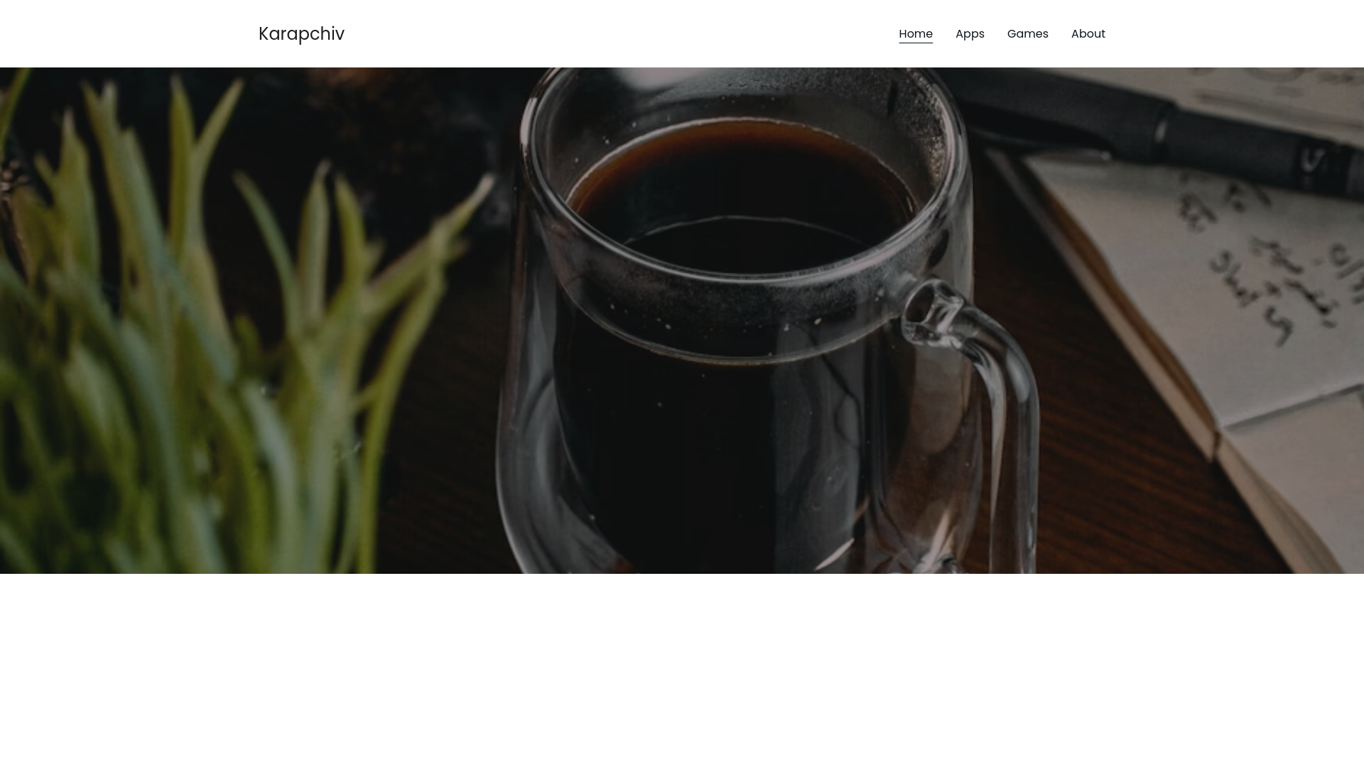 website screenshot of https://karapchiv.com/