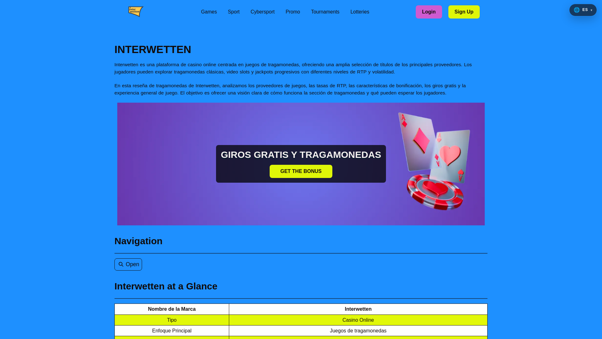 website screenshot of https://interwetten-sports-bet.pages.dev/