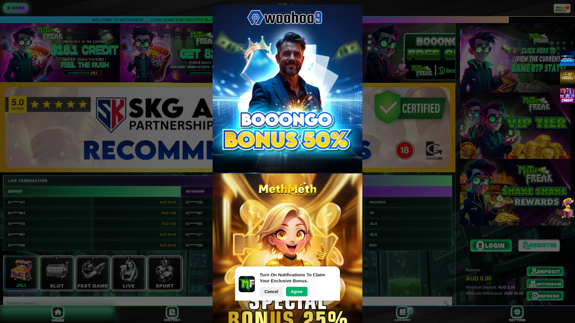 website screenshot of https://methfreak.xyz