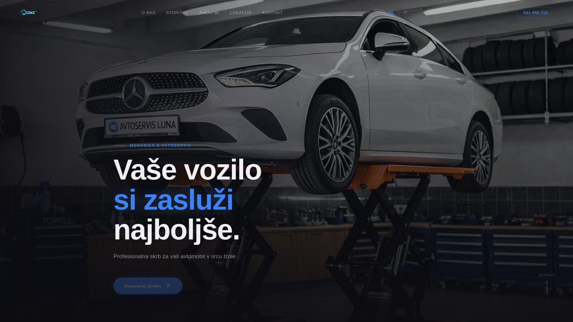 website screenshot of https://avtomehanicna-delavnica.pages.dev/