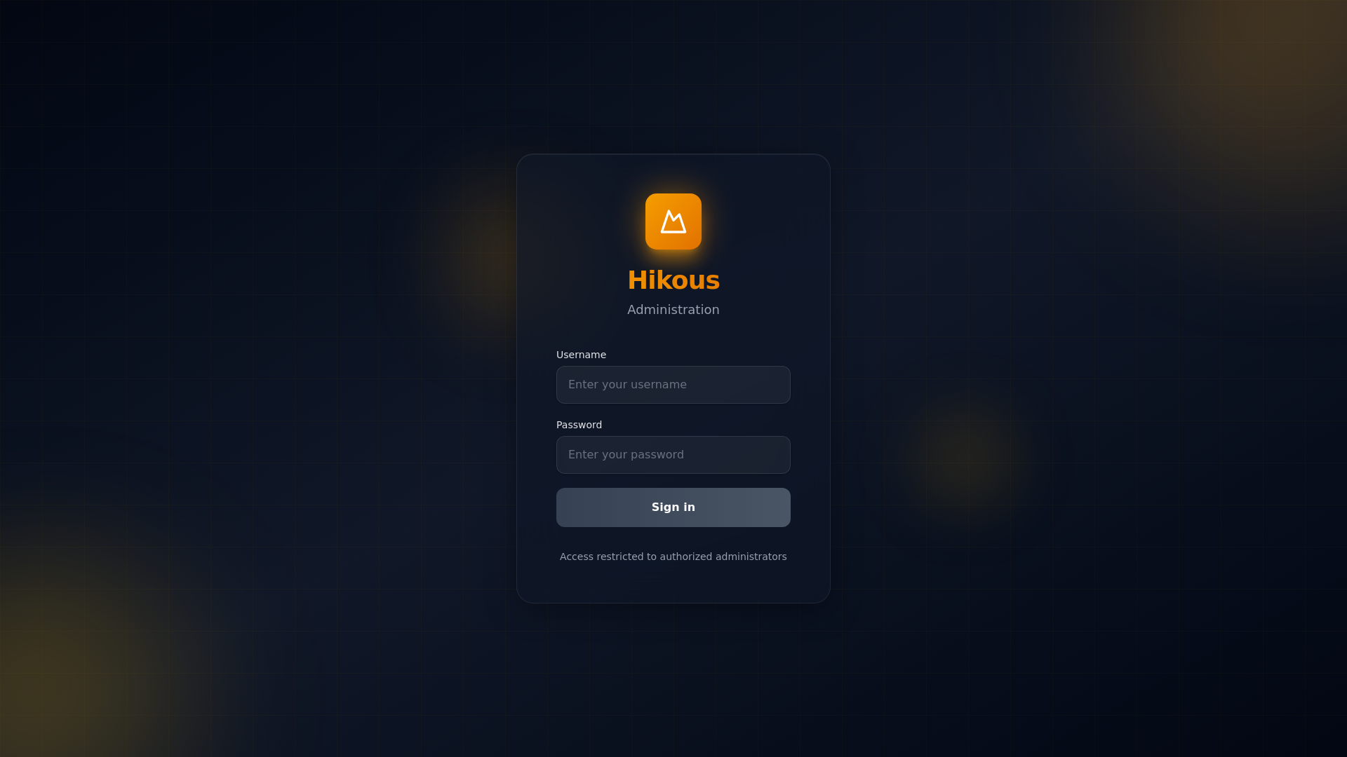 website screenshot of https://hikous-admin-staging.pages.dev/