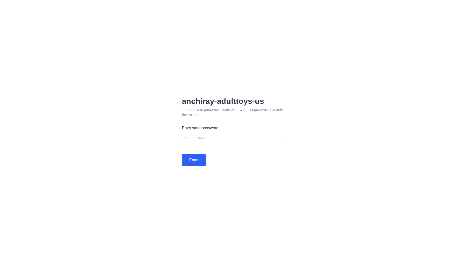 website screenshot of https://anchiray-adulttoys.com/