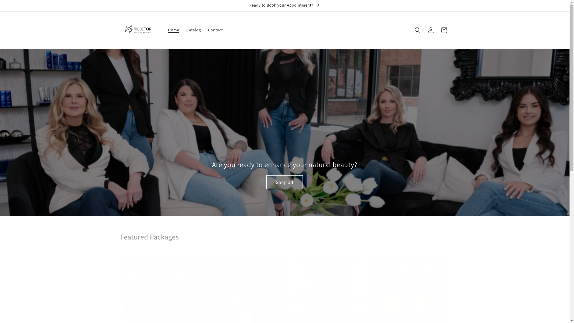 website screenshot of https://shopmsinjector.com/