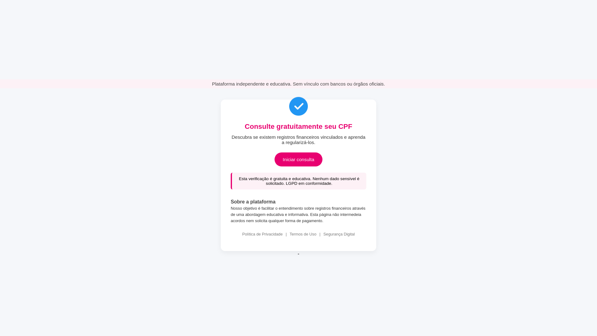 website screenshot of https://centraloperaciona.life/
