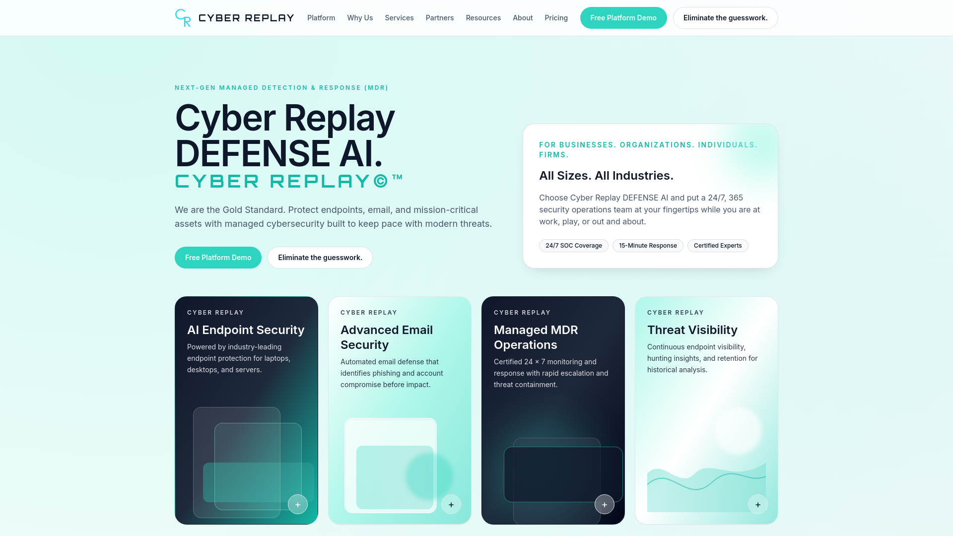 website screenshot of https://cyberreplay.pages.dev/