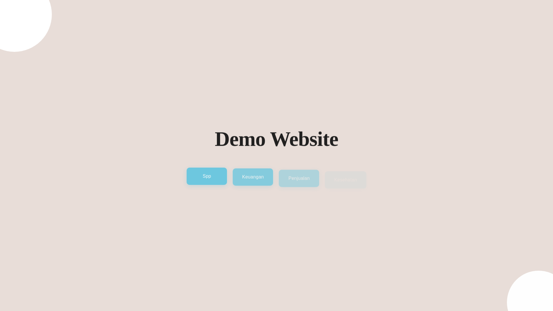 website screenshot of https://sppdemoweb.online/