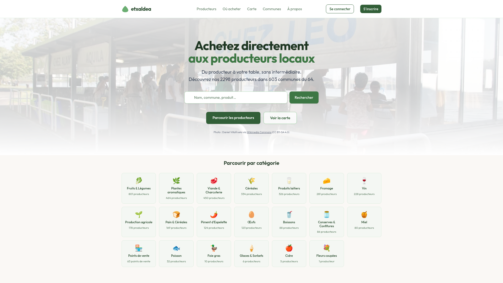 website screenshot of https://etxaldea.com