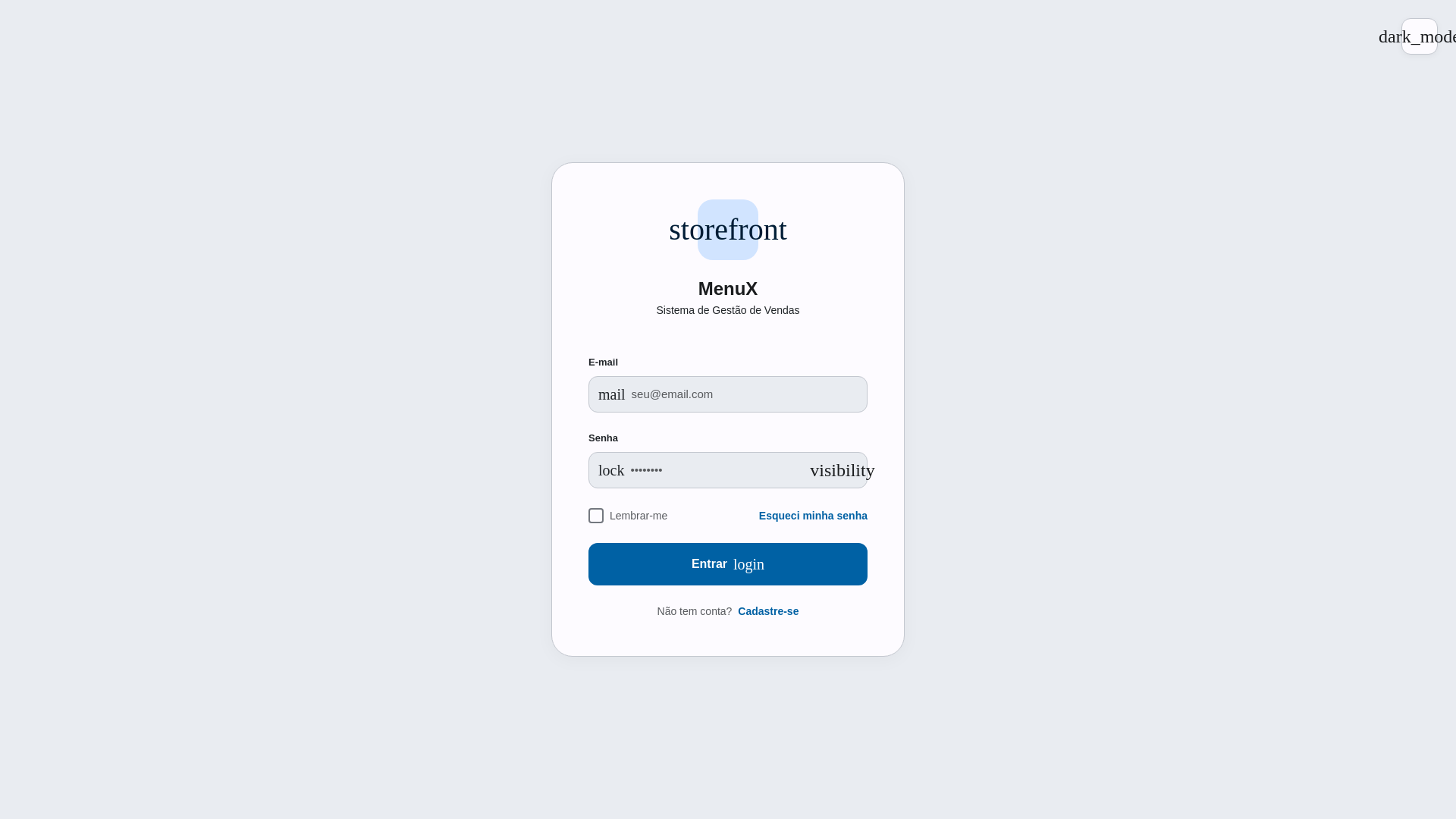 website screenshot of https://menux-cardapio.com.br/