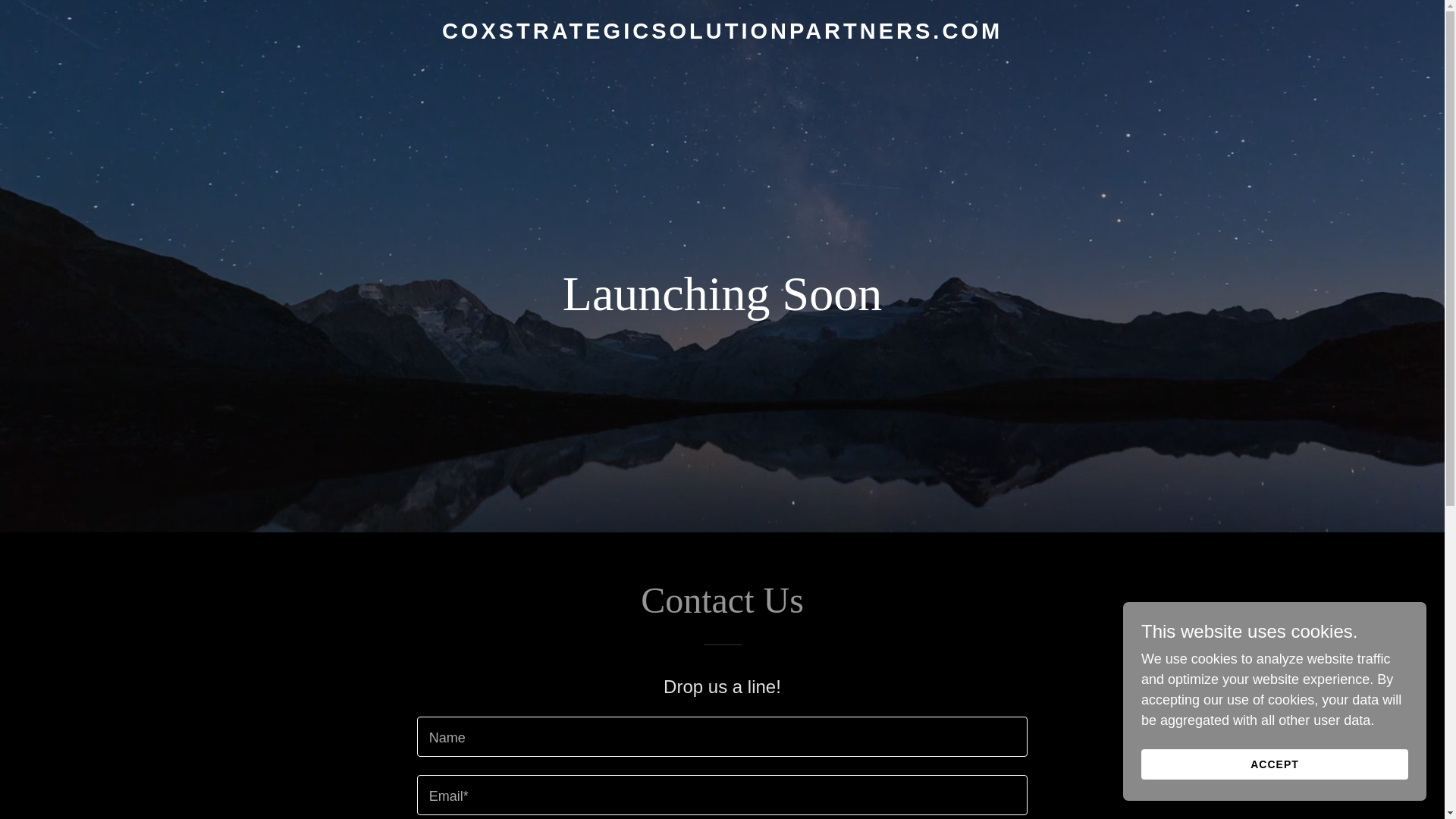 website screenshot of https://coxstrategicsolutionpartners.com/