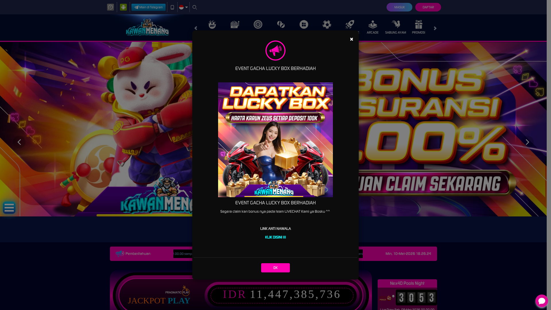 website screenshot of https://kawanmenange.sbs/