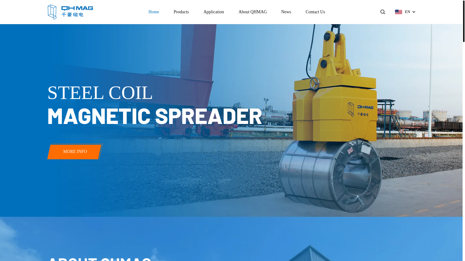 website screenshot of https://qhmagnetic.com/