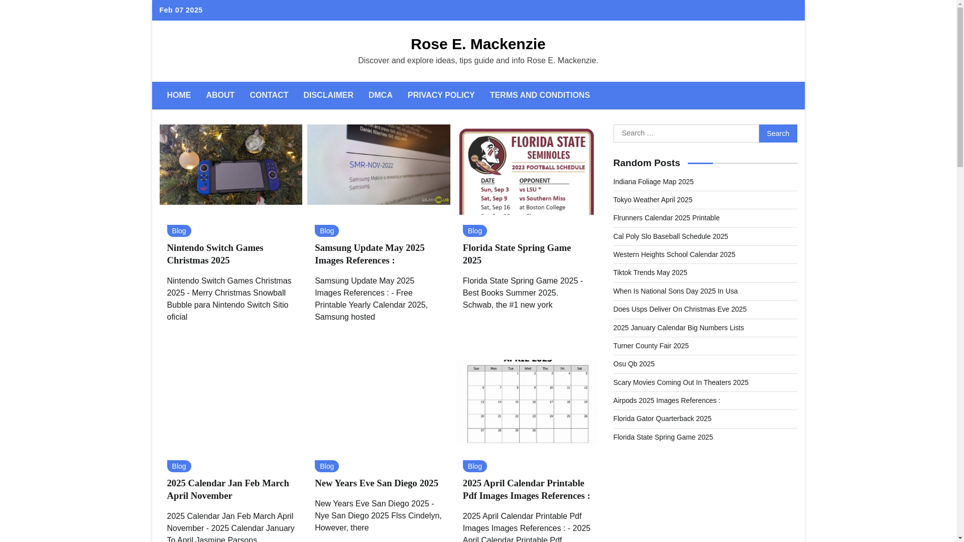 website screenshot of https://roseemackenzie.pages.dev/