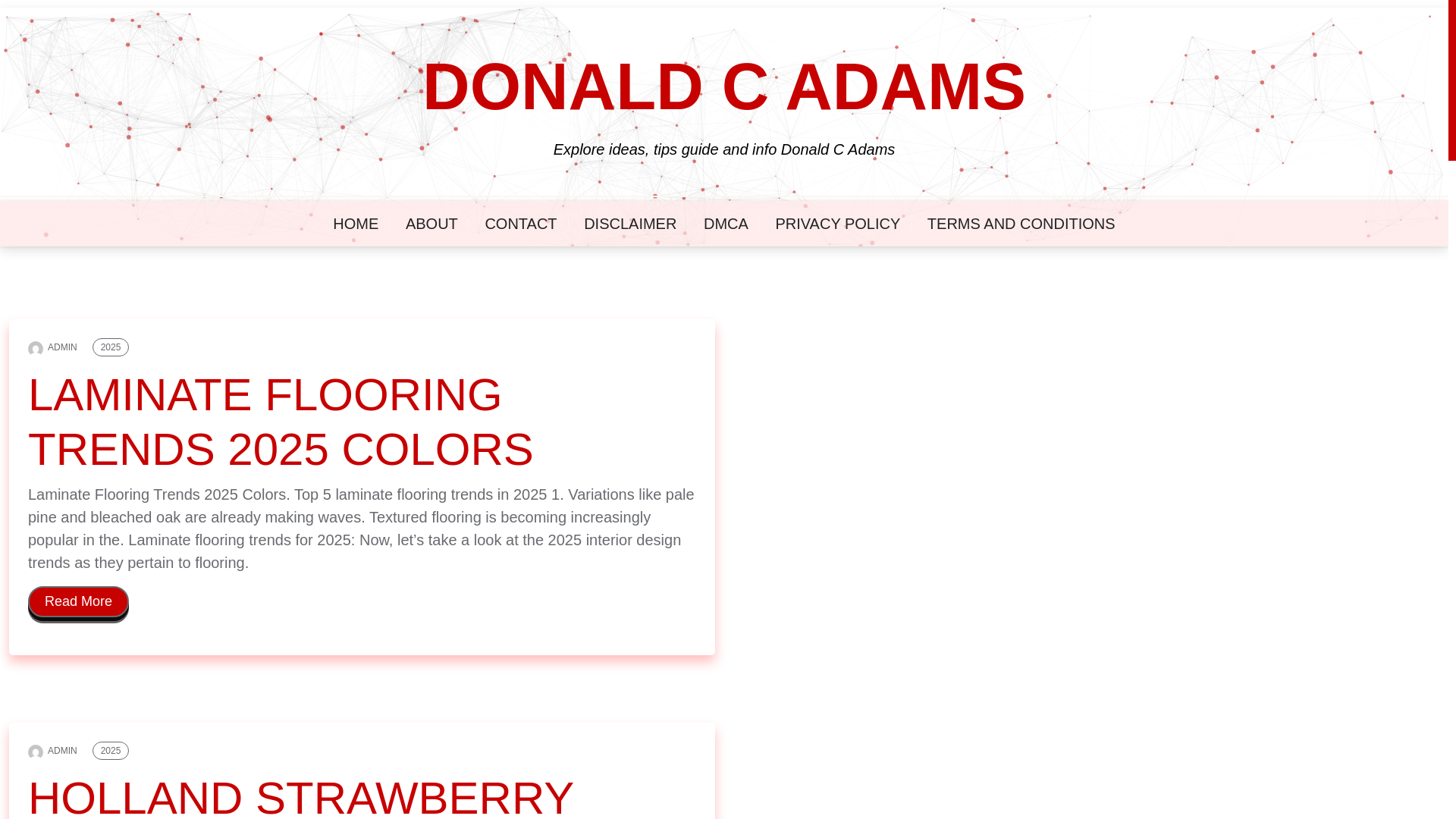website screenshot of https://donaldcadamsp.pages.dev/