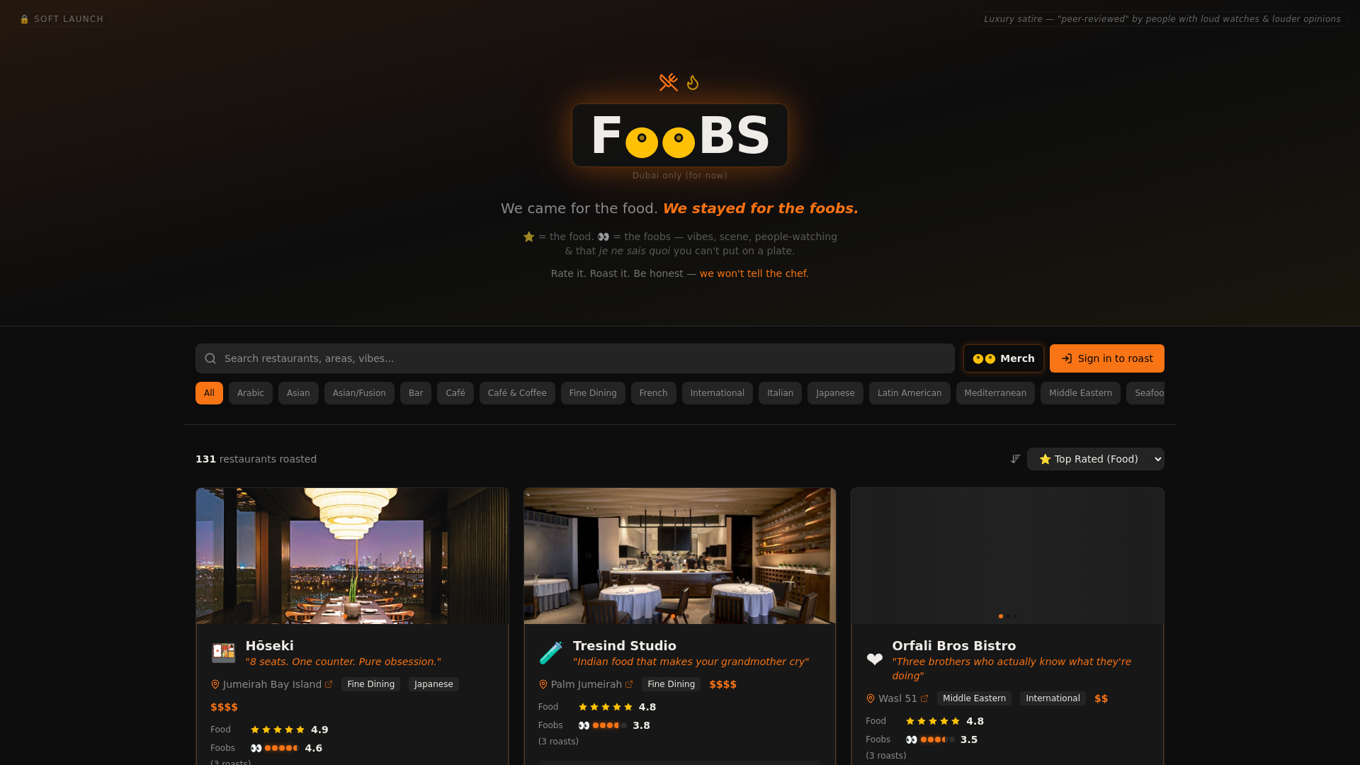 website screenshot of https://foobsdxb.com/