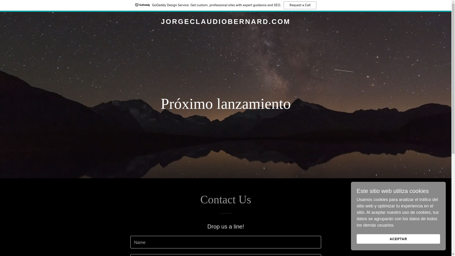 website screenshot of https://jorgeclaudiobernard.com/