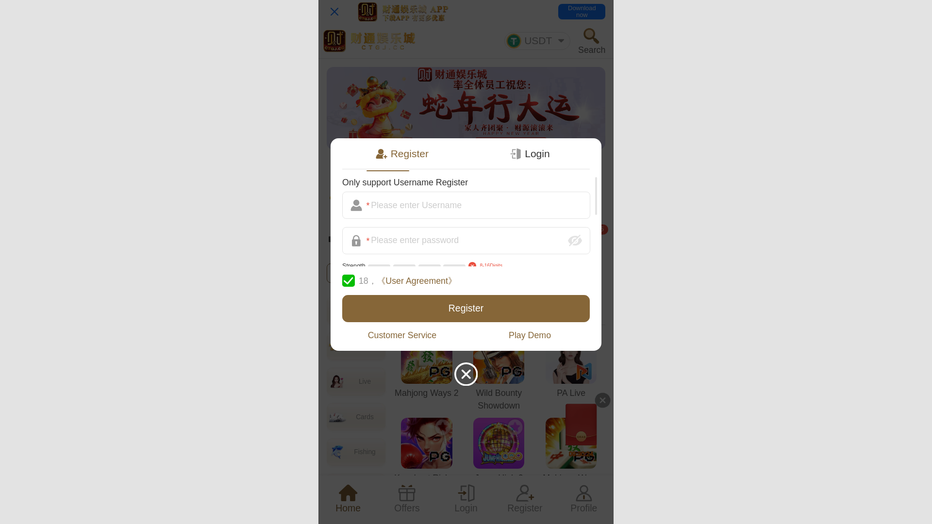 website screenshot of https://ctgj001.cc/