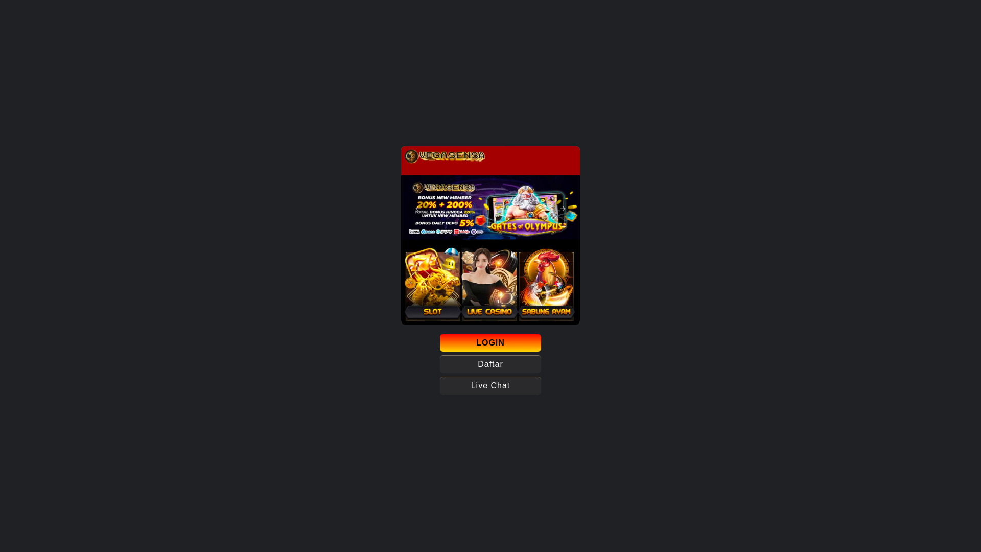 website screenshot of https://ampvegasensagacor.pages.dev/