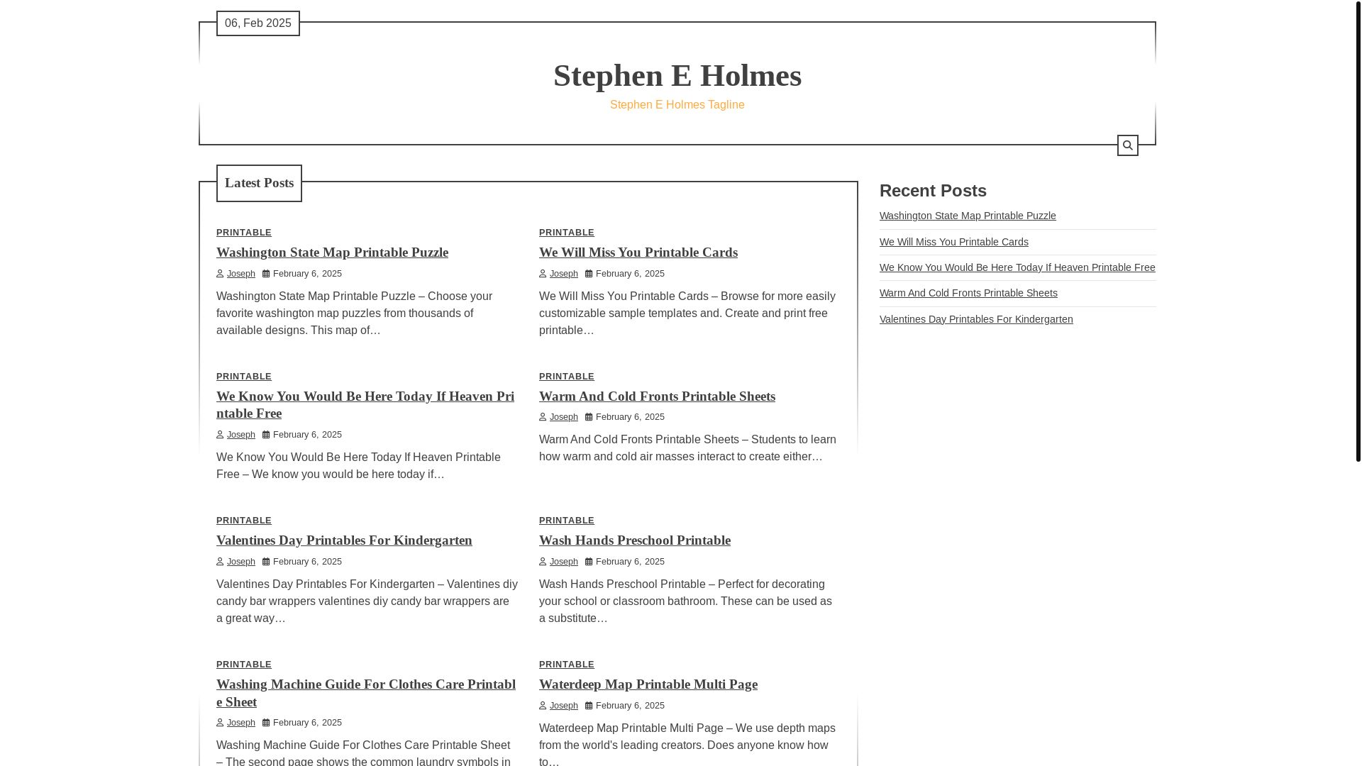 website screenshot of https://stepheneholmesr.pages.dev/