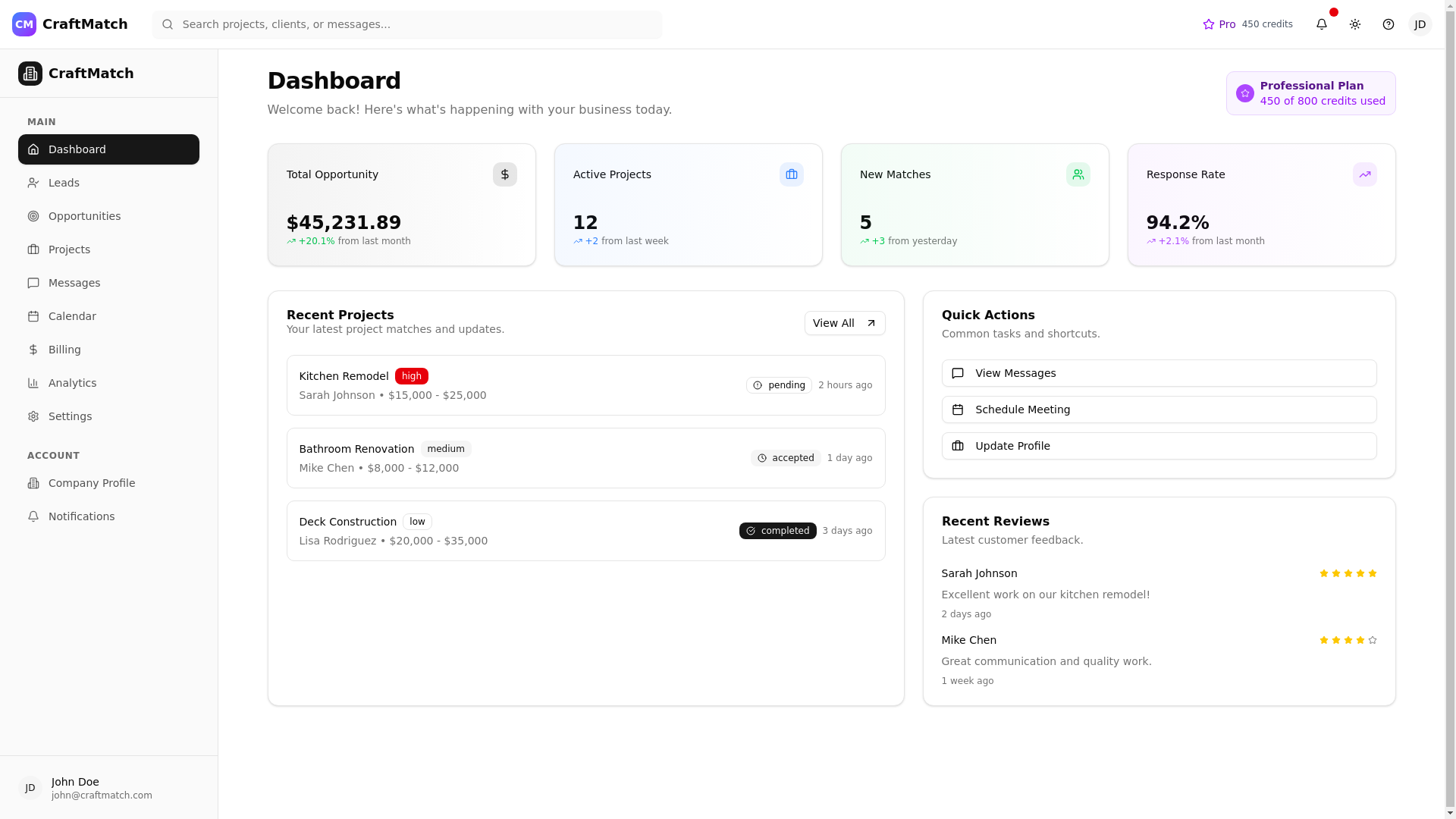 website screenshot of https://contractor-frontend-demo.pages.dev/