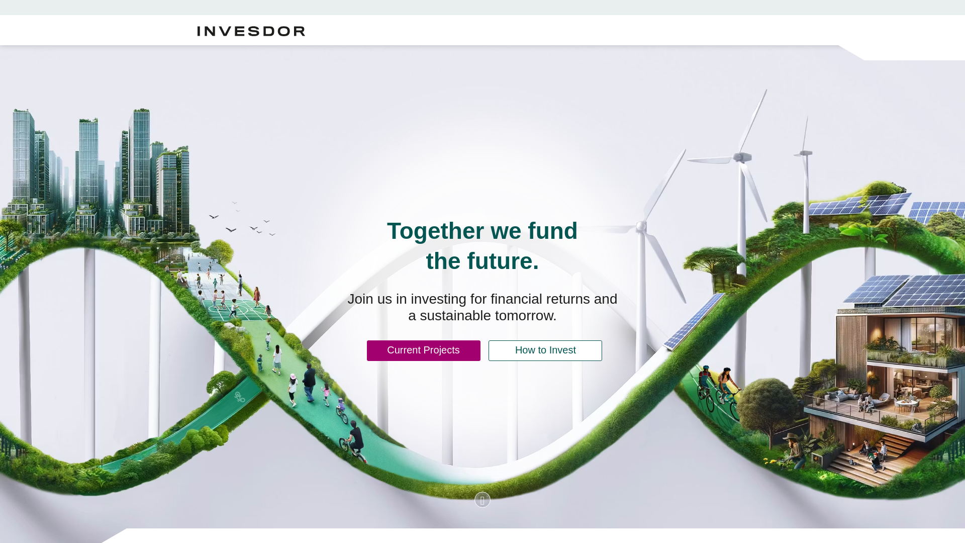 website screenshot of https://www.invesdor.com