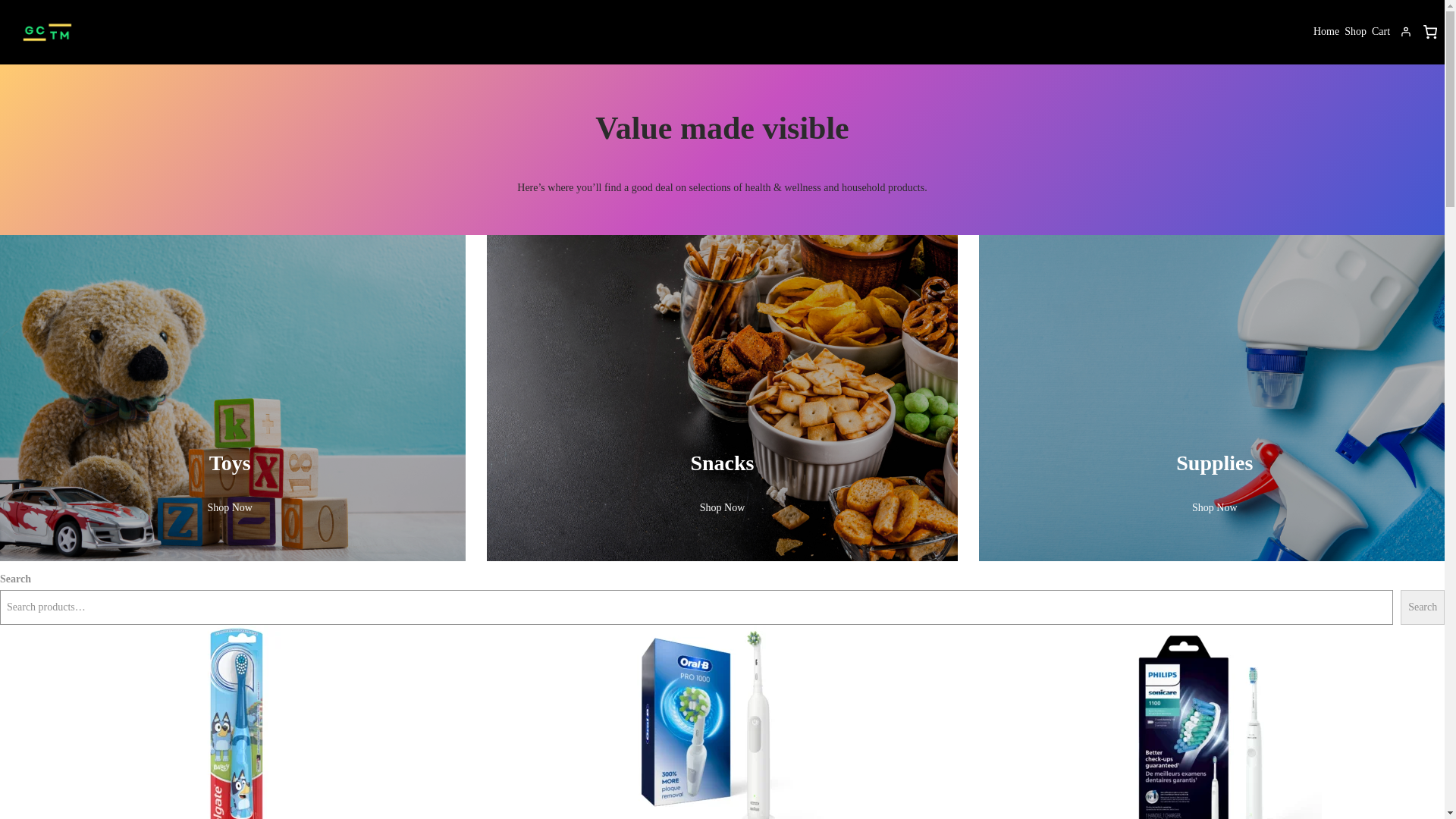 website screenshot of https://thegctm.com/