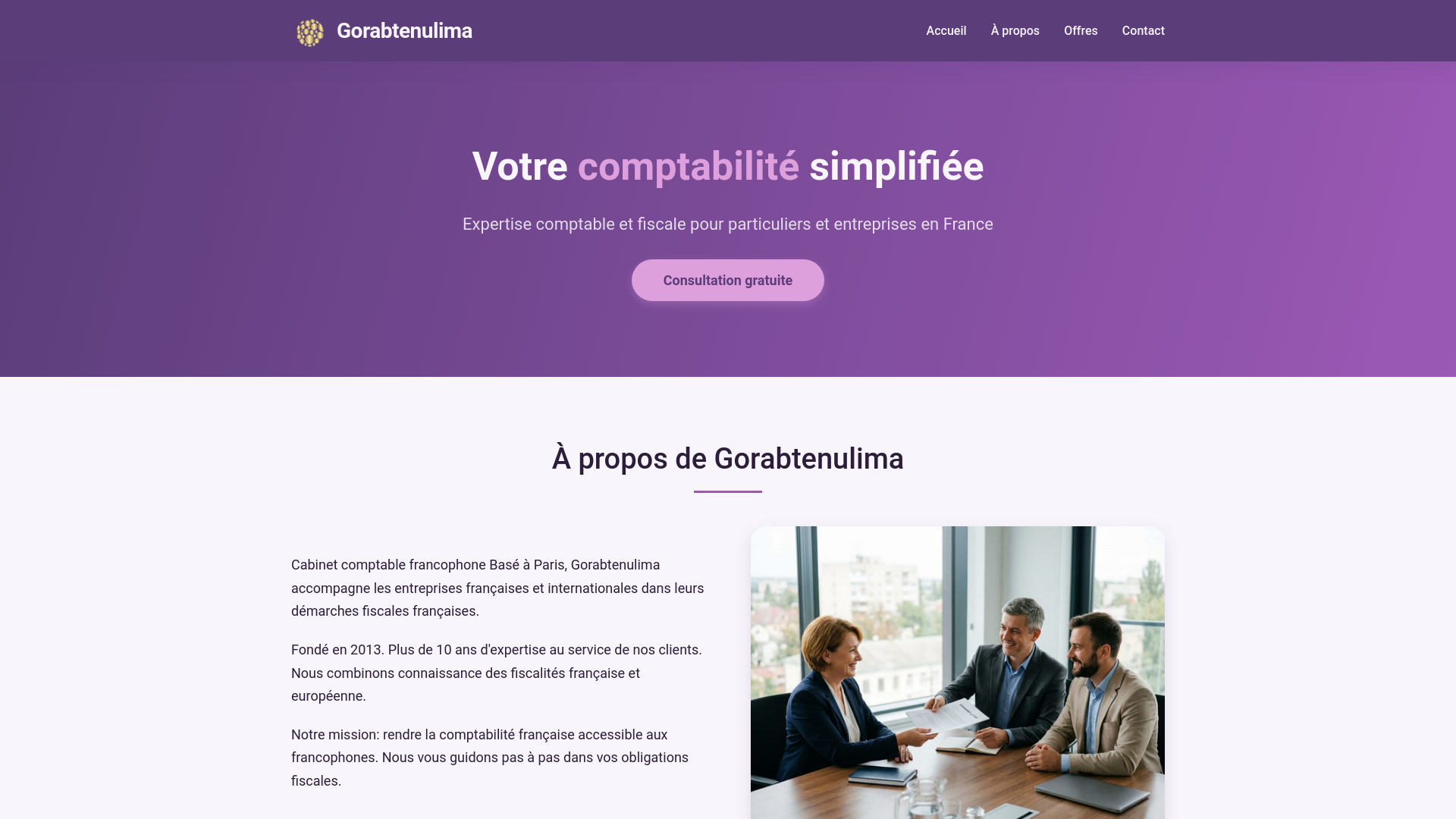 website screenshot of https://gorabtenulima.xyz/