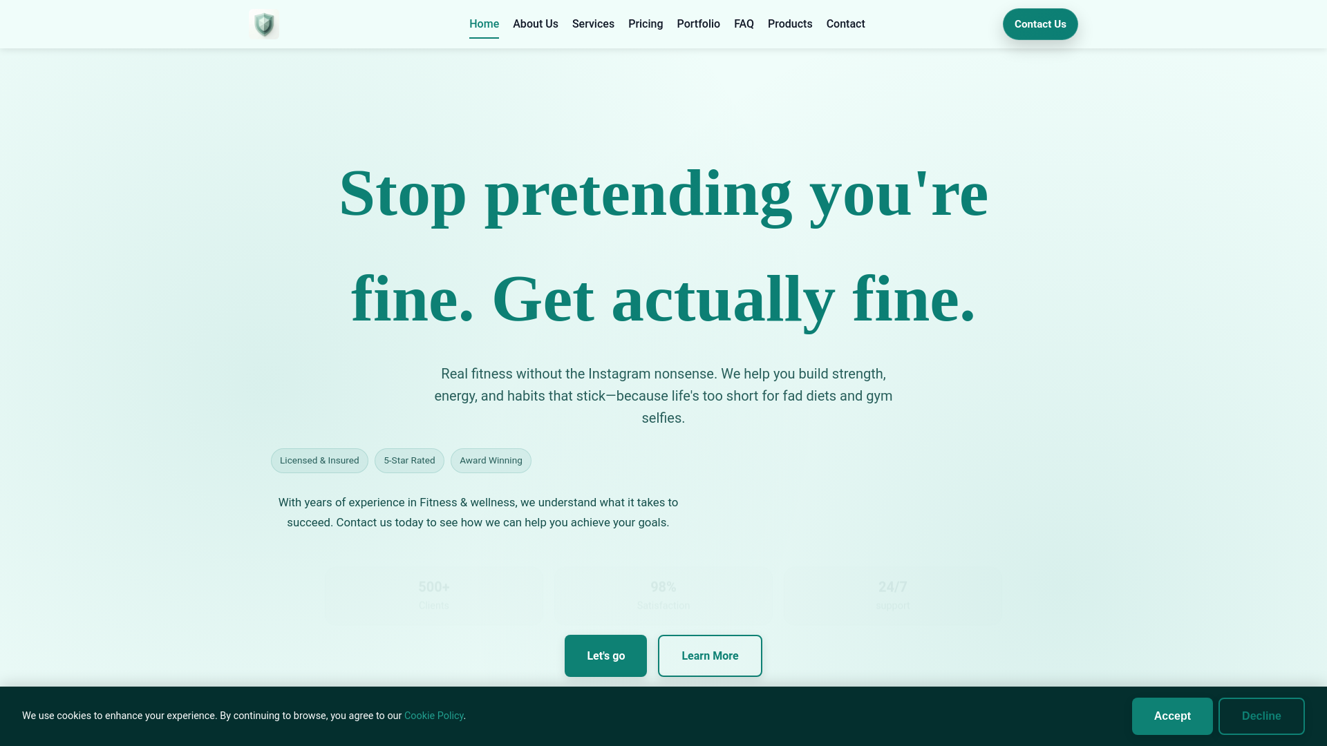 website screenshot of https://golatest.live/