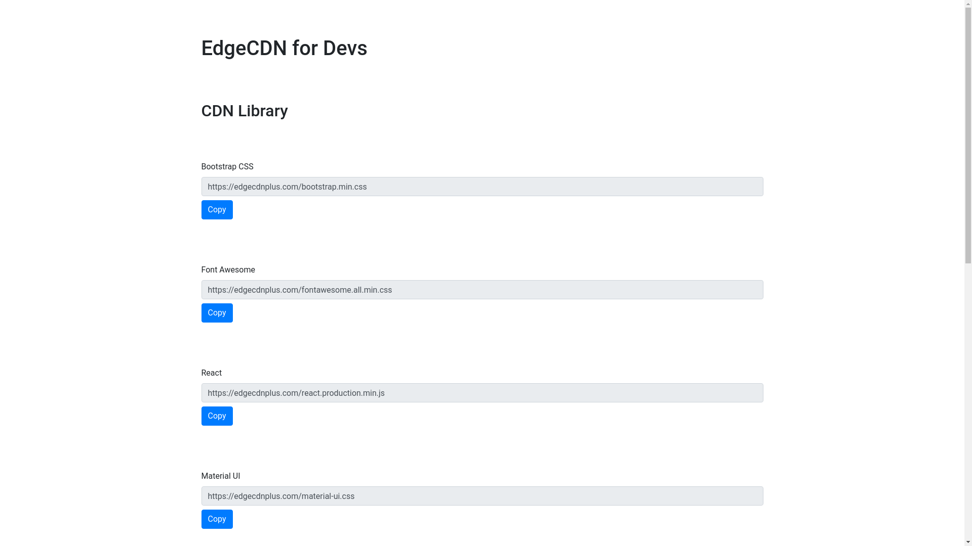 website screenshot of https://edgecdnplus.com/