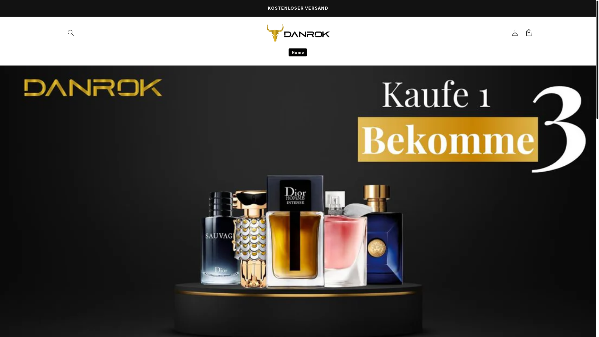 website screenshot of https://danrokparfum.shop/
