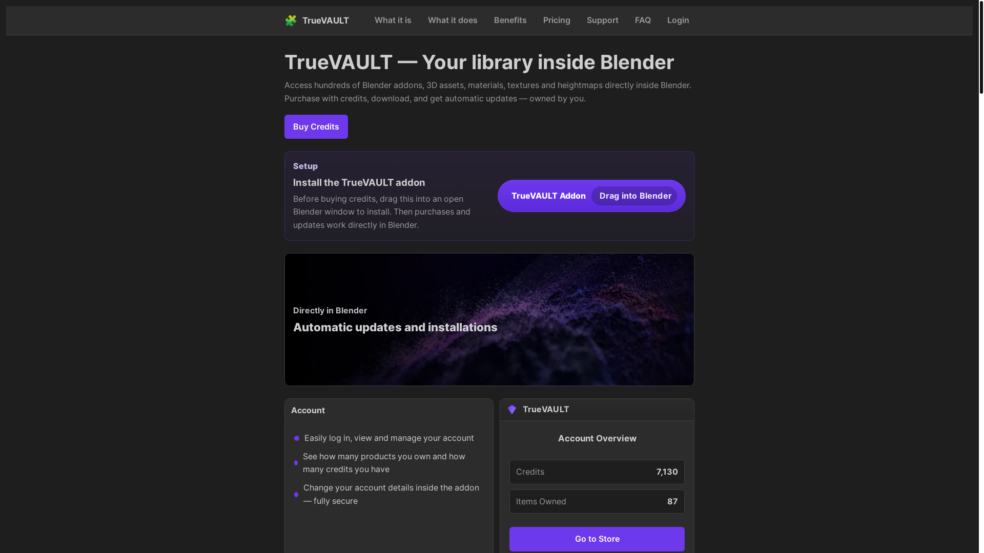 website screenshot of https://truevault-store-page.pages.dev/