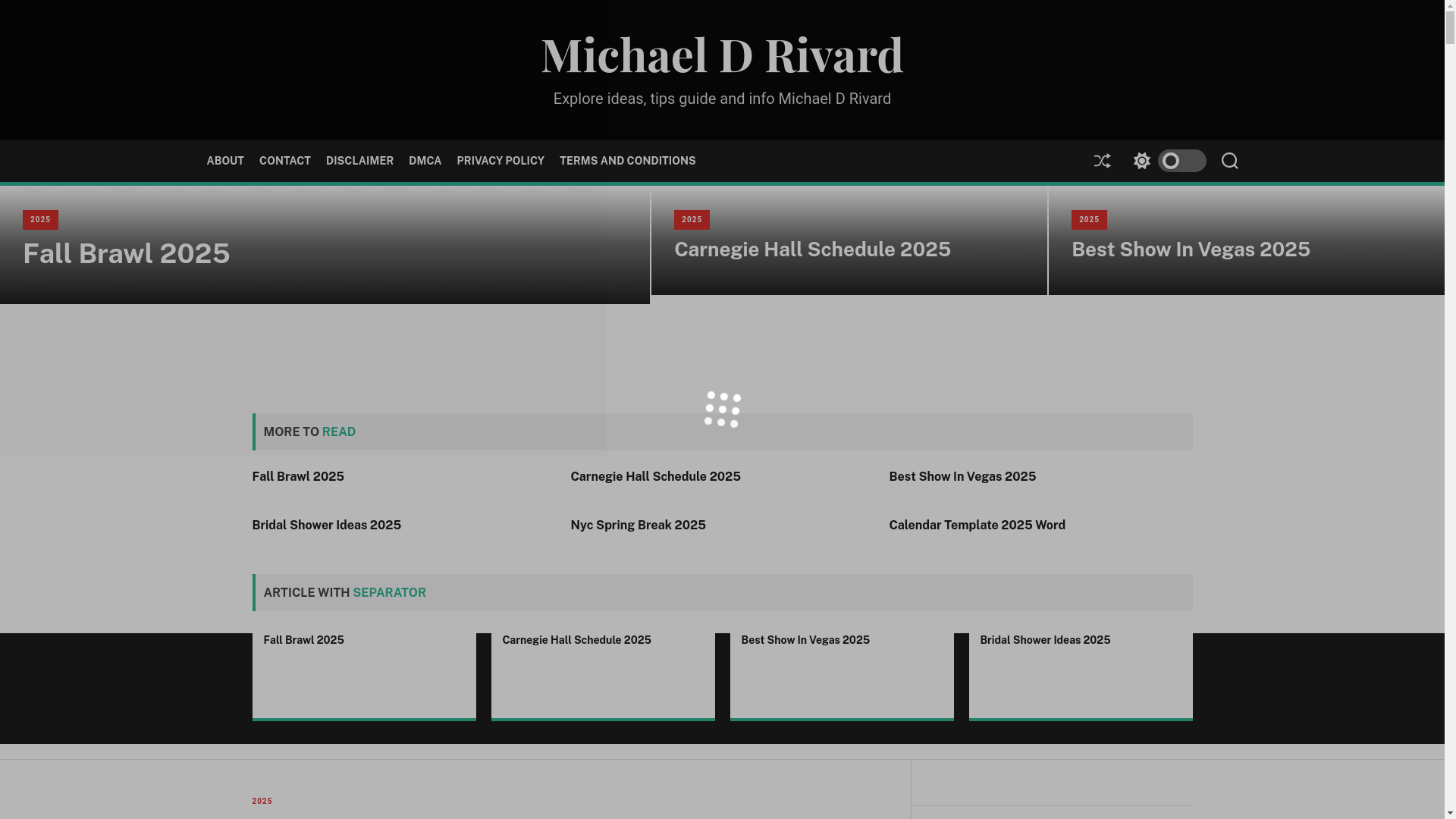 website screenshot of https://michaeldrivardh.pages.dev/