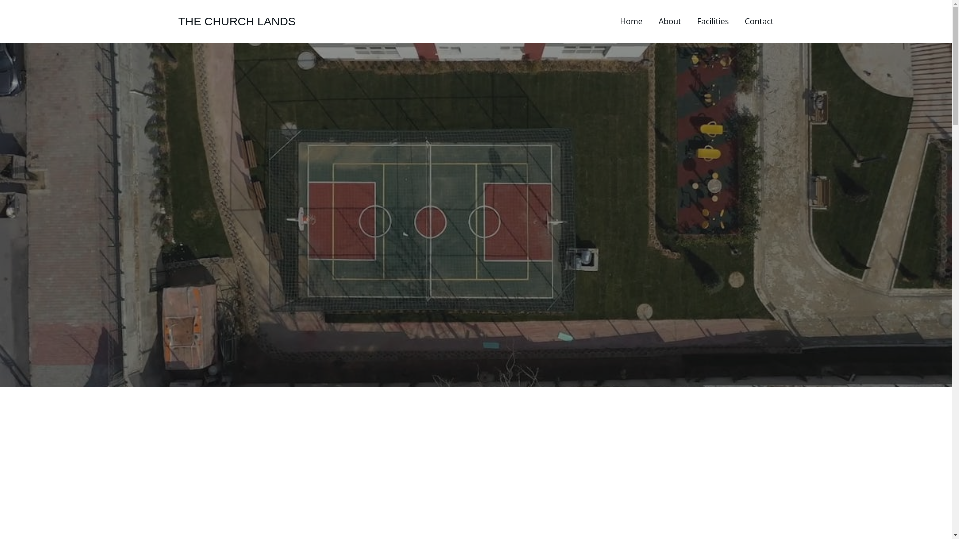 website screenshot of https://thechurchlands.org/