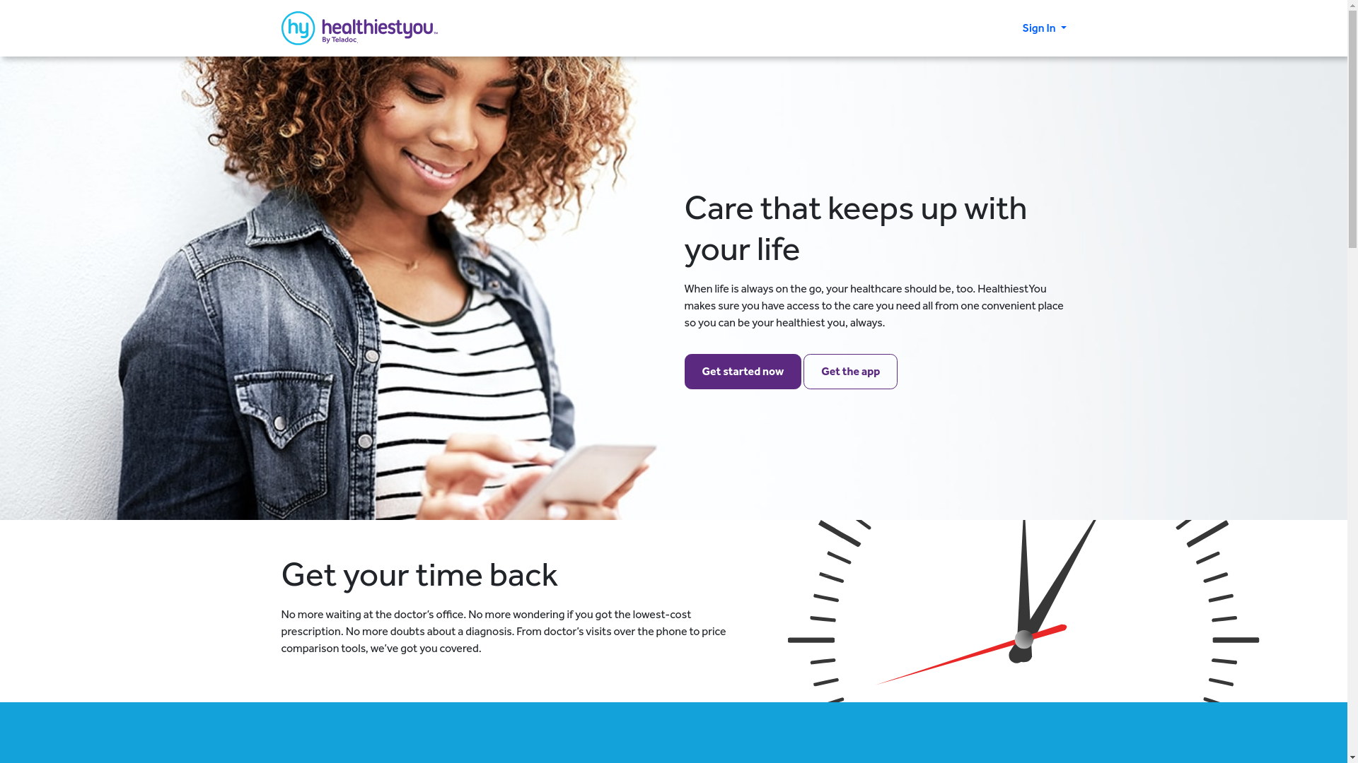 website screenshot of https://healthiestyou.pro/