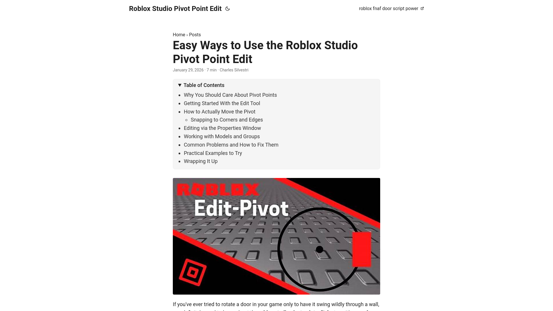 website screenshot of https://roblox-studio-pivot-point-edit.pages.dev/