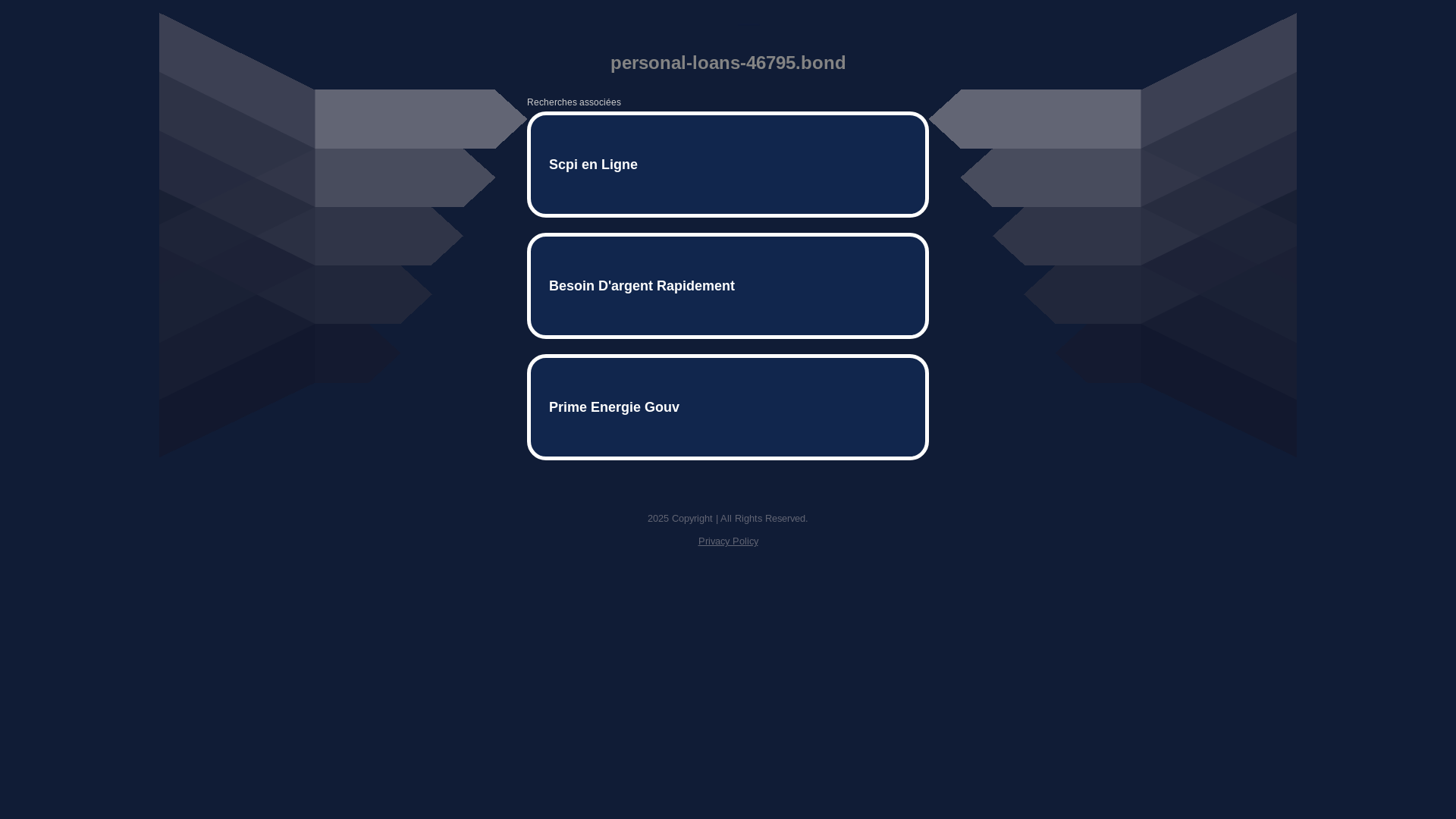 website screenshot of https://personal-loans-46795.bond/