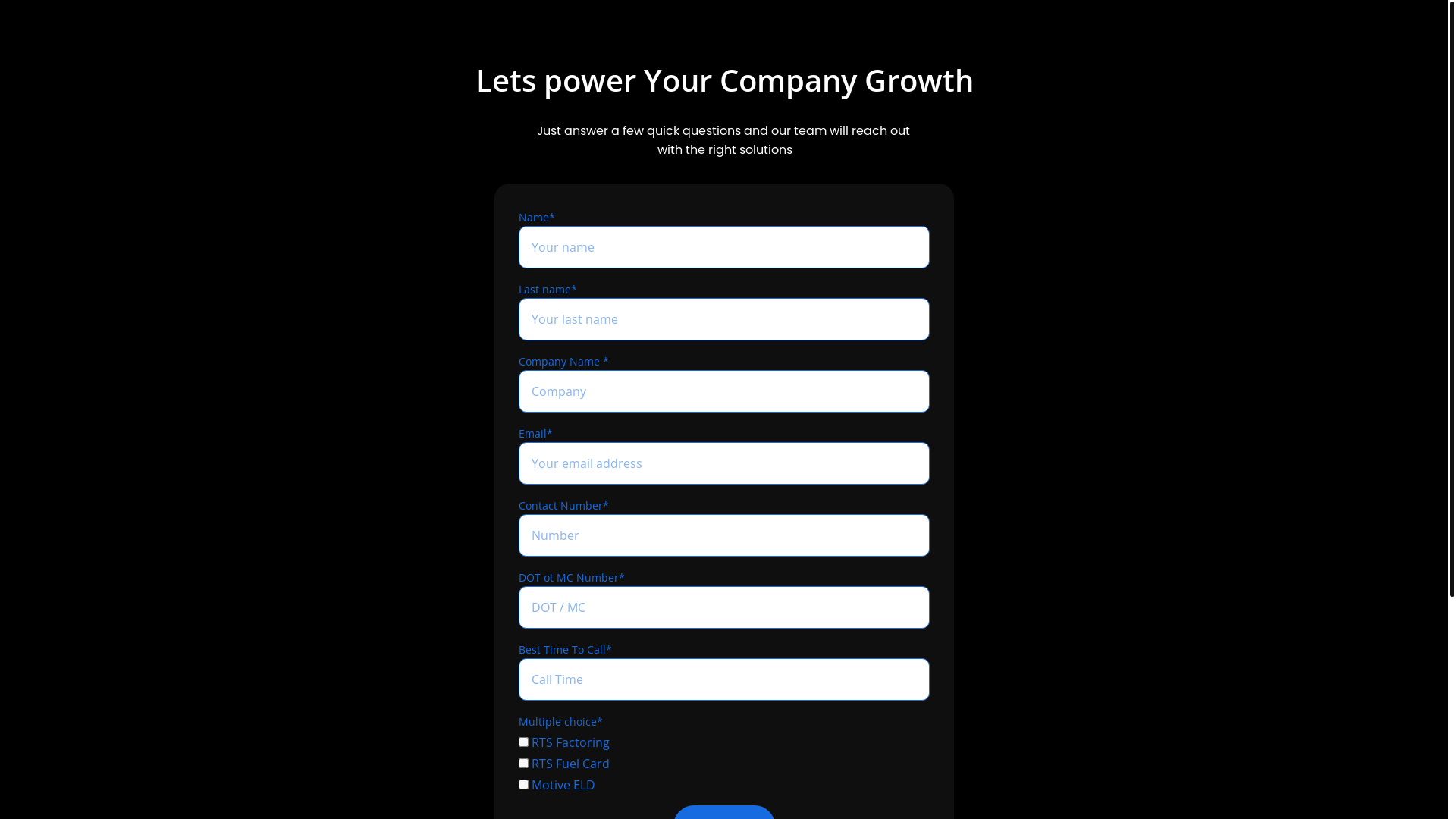 website screenshot of https://truckerflow.pro/