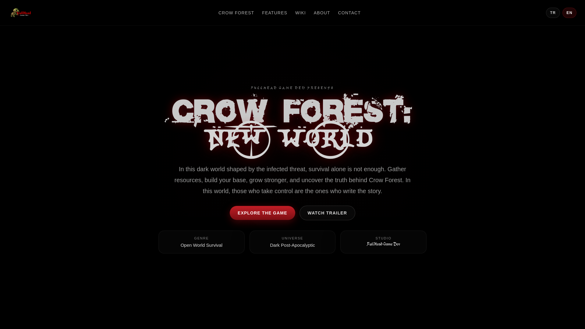 website screenshot of https://fullheadgame.dev/