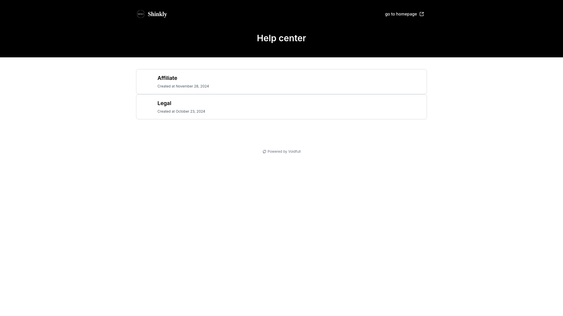 website screenshot of https://shinkly-hc.pages.dev/